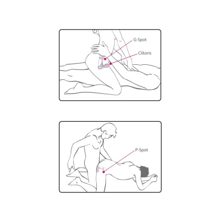 Вибронасадка на член Adrien Lastic Gladiator с пультом LRS, стимуляция клитора и точки G, 2 мотора || Вібронасадка на член Adrien Lastic Gladiator з пультом LRS, стимуляція клітора та точки G, 2 мотори