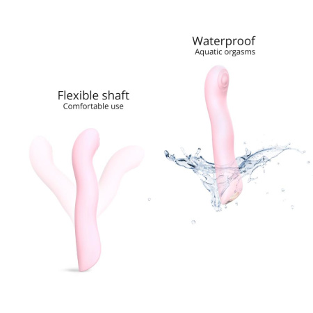 Вибратор Love To Love SWAP - BABY PINK, с пульсирующей жемчужиной для точки G, 3 мотора, гнется || Вібратор Love To Love SWAP - BABY PINK, з пульсівною перлиною для точки G, 3 мотори, гнеться