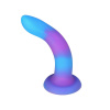 Светящийся в темноте фаллоимитатор ADDICTION Rave 8″ Glow in the Dark Dildo Blue Purple, 20,3 см || Фалоімітатор, що світиться в темряві, ADDICTION Rave 8″ Glow in the Dark Dildo Blue Purple, 20,3 см