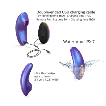 Вакуумный клиторальный стимулятор Love To Love DREAMER - IRIDESCENT NIGHT || Вакуумний кліторальний стимулятор Love To Love DREAMER - IRIDESCENT NIGHT