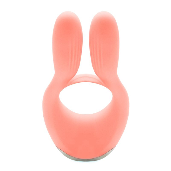 Вибратор для пар KISTOY Martin Orange, два мотора, крепление на член, диаметр 32мм