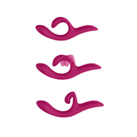 Смарт вибратор-кролик We-Vibe Nova Fuchsia, эргономичный, регулируемый угол наклона ствола || Смарт вібратор-кролик We-Vibe Nova Fuchsia, ергономічний, регульований кут нахилу стовбура