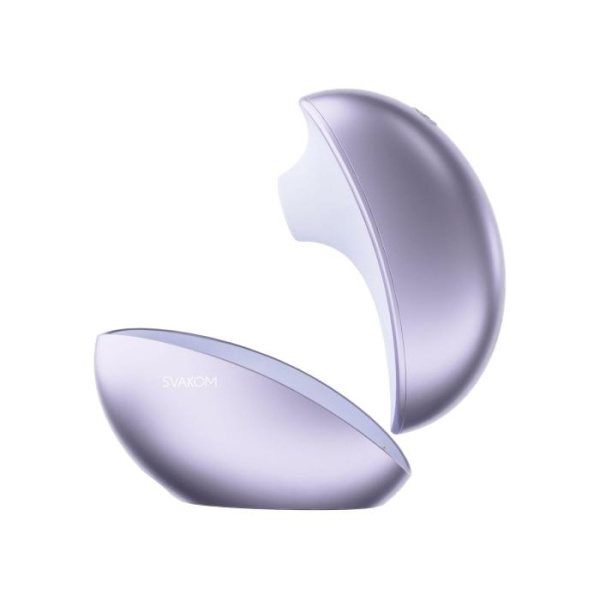 Вакуумный клиторальний смарт-стимулятор Svakom Pulse Galaxie Metal Lilac, проектор звездного неба