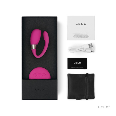 Вибратор для пар LELO Tiani 3 Cerise, 2 мотора, пульт ДУ || Вібратор для пар LELO Tiani 3 Cerise, 2 мотори, пульт ДК