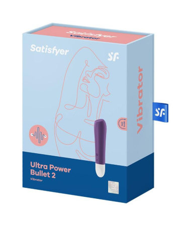 Вибропуля перезаряжаемая Satisfyer Ultra Power Bullet 2 Violet || Вібропуля перезаряджаєма Satisfyer Ultra Power Bullet 2 Violet