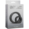 Набор эрекционных колец Doc Johnson Platinum Premium Silicone - The C-Rings - Charcoal || Набір ерекційних кілець Doc Johnson Platinum Premium Silicone — The C-Rings — Charcoal