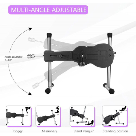 Смарт секс-машина Hismith AK-09 Sex Machine APP с фаллоимитатором, беспроводной пульт ДУ || Смарт секс-машина Hismith AK-09 Sex Machine APP з фалоімітатором, бездротовий пульт ДК