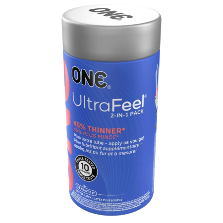 Презервативы ONE Ultra Feel 10 шт, подарочная упаковка тюб || Презервативи ONE Ultra Feel 10 шт, подарункова упаковка тюб