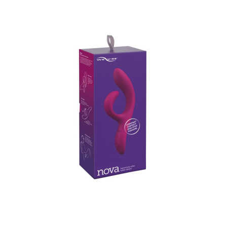 Смарт вибратор-кролик We-Vibe Nova Fuchsia, эргономичный, регулируемый угол наклона ствола || Смарт вібратор-кролик We-Vibe Nova Fuchsia, ергономічний, регульований кут нахилу стовбура