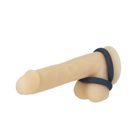 Двойное эрекционное кольцо LUX Active – Tug – Versatile Silicone Cock Ring || Подвійне ерекційне кільце LUX Active – Tug – Versatile Silicone Cock Ring