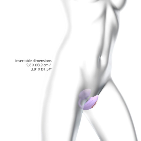 Виброяйцо с вакуумной клиторальной стимуляцией Love To Love Wonderlover VIVA MAUVE || Віброяйце з вакуумною кліторальною стимуляцією Love To Love Wonderlover VIVA MAUVE