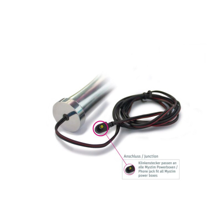 Металлическое дилдо Mystim Bold Boris для электростимулятора, диаметр 3,2см || Металеве ділдо Mystim Bold Boris для електростимулятора, діаметр 3,2 см