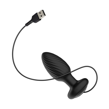 Анальная пробка Nexus TORNADO Medium, ротация+вибрация, пульт ДУ || Анальна пробка Nexus TORNADO Medium, ротація + вібрація, пульт ДК