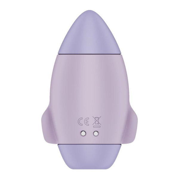 Вакуумний стимулятор з вібрацією Satisfyer Mission Control Violet, 2 незалежні мотори