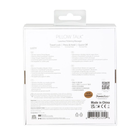 Вибратор Pillow Talk Lusty Luxurious Flickering Massager - Teal || Вібратор Pillow Talk Lusty Luxurious Flickering Massager - Teal