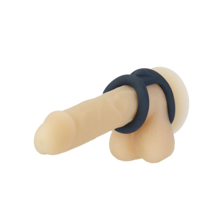 Двойное эрекционное кольцо LUX Active – Tug – Versatile Silicone Cock Ring || Подвійне ерекційне кільце LUX Active – Tug – Versatile Silicone Cock Ring