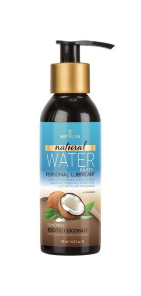 Смазка на водной основе Sensuva Natural Water-Based Exotic Coconut (125мл) без глицерина и парабенов