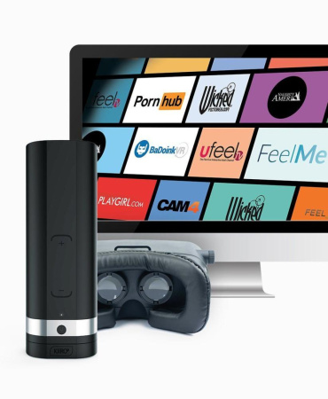 Интерактивный мастурбатор Kiiroo Onyx 2, 10 сжимающихся колец, не надо двигать, теледильдоника || Інтерактивний мастурбатор Kiiroo Onyx 2, 10 стискальних кільця, не треба рухати, теледільдоніка