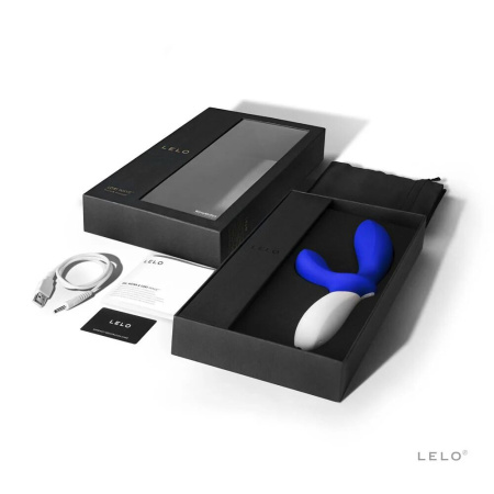 Массажер простаты LELO Loki Wave Federal Blue, 2 мотора, манящее движение + стимуляция промежности || Масажер простати LELO Loki Wave Federal Blue, 2 мотори, манливий рух + стимуляція промежини