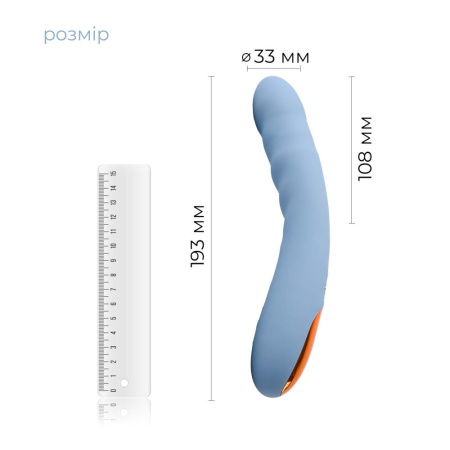 Смарт-вибратор с пульсацией Svakom Ava Neo, Cornflower Blue, 15 режимов работы, водонепроницаемый || Смарт-вібратор з пульсацією Svakom Ava Neo, Cornflower Blue, 15 режимів роботи, водонепроникний