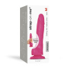 Реалистичный фаллоимитатор Strap-On-Me Sliding Skin Realistic Dildo Fuchsia M, эффект подвижной кожи || Реалістичний фалоімітатор Strap-On-Me Sliding Skin Realistic Dildo Fuchsia M, ефект рухливої шкіри