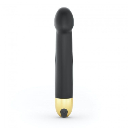 Вибратор Dorcel Real Vibration M Gold 2.0, диам 3,7см, перезаряжаемый, для точки G || Вібратор Dorcel Real Vibration M Gold 2.0, діаметр 3,7см, перезаряджається, для точки G