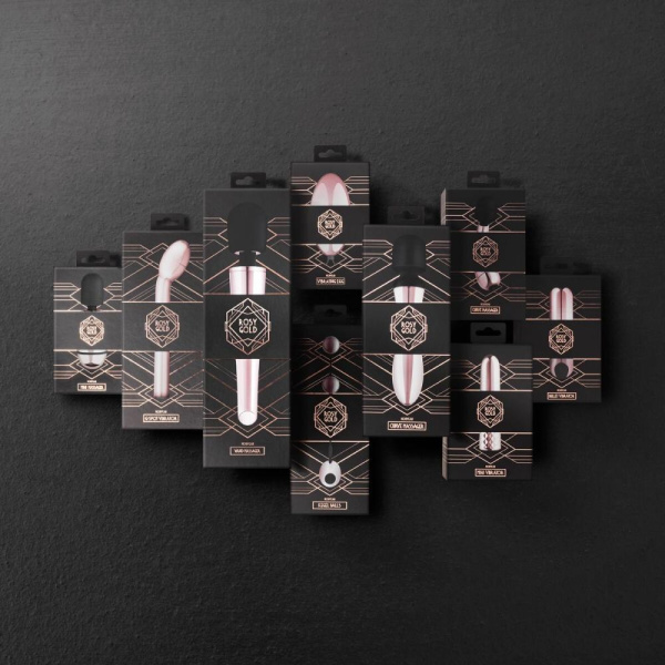 Металлические вагинальные шарики Rosy Gold - Nouveau Kegel Balls, масса 376 г, диаметр 2,8 см