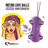Вагинальные шарики с массажем и вибрацией FeelzToys Motion Love Balls Twisty с пультом ДУ, 7 режимов || Вагінальні кульки з масажем і вібрацією FeelzToys Motion Love Balls Twisty з пультом ДК, 7 режимів