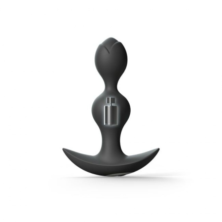 Анальный стимулятор, гибкий с вибрацией Love To Love TWINNY BUD Black || Анальний стимулятор, гнучкий з вібрацією Love To Love TWINNY BUD Black