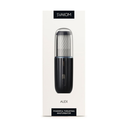 Автоматический мастурбатор с озвучкой Svakom Alex Dark Blue || Автоматичний мастурбатор з озвучкою Svakom Alex Dark Blue