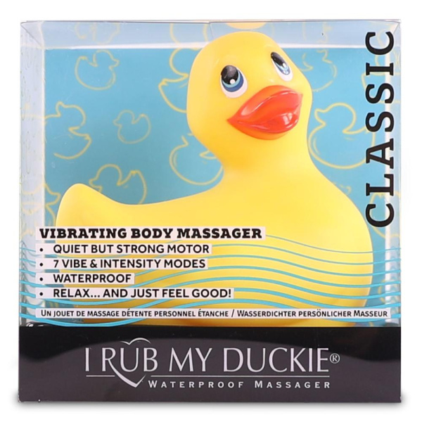 Вібромасажер качечка I Rub My Duckie - Classic Yellow v2.0, скромняжка
