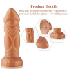 Силиконовый дилдо с вибрацией Hismith Slightly Curved Vibrating Silicone Dildo Monster Series || Силіконовий дилдо з вібрацією Hismith Slightly Curved Vibrating Silicone Dildo Monster Series