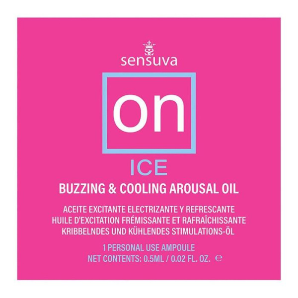 Пробник возбуждающего масла Sensuva - ON Arousal Oil for Her Ice (0,5 мл)