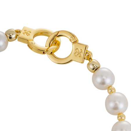 Жемчужный ошейник с поводком и наручниками LOCKINK Pearl Bondage & Restraint Set || Перлинний нашийник з повідцем та наручниками LOCKINK Pearl Bondage & Restraint Set