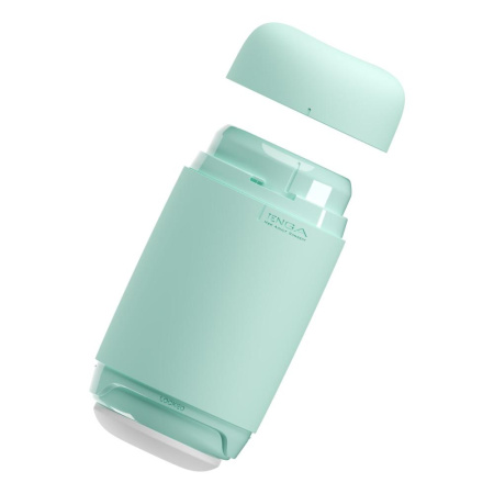 Мастурбатор TENGA PUFFY MINT GREEN, ультрамягкий материал, многоразовый, сквозной || Мастурбатор TENGA PUFFY MINT GREEN, ультрам’який матеріал, багаторазовий, наскрізний