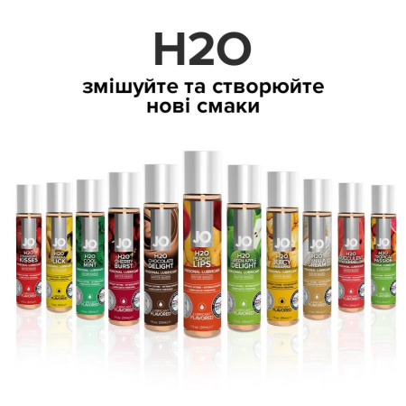 Смазка на водной основе JO H2O — Peachy Lips (120 мл) без сахара, растительный глицерин || Змазка на водній основі JO H2O — Peachy Lips (120 мл) без цукру, рослинний гліцерин
