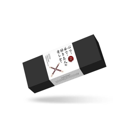 Кожаная крестовина Liebe Seele Wine Red Hogtie || Шкіряна хрестовина Liebe Seele Wine Red Hogtie