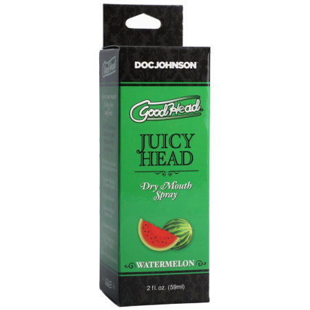 Увлажняющий оральный спрей Doc Johnson GoodHead – Juicy Head Dry Mouth Spray – Watermelon 59мл || Зволожувальний спрей оральний Doc Johnson GoodHead – Juicy Head Dry Mouth Spray – Watermelon 59мл