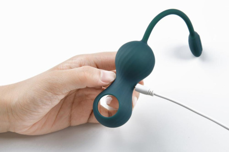 Вагинальные смарт-шарики с вибрацией Fun Town Crystal, с прозрачным стеклянным шаром || Вагінальні смарт-кульки з вібрацією Fun Town Crystal, з прозорою скляною кулею