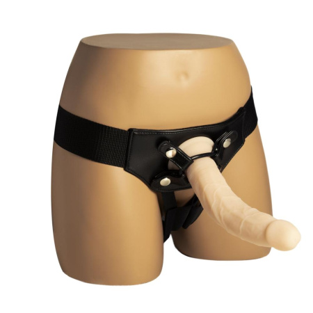 Фаллоимитатор Naked Addiction — 9″ Silicone Dual Density Bendable Dildo Vanilla, вибропуля в подарок || Фалоімітатор Naked Addiction — 9″ Silicone Dual Density Bendable Dildo Vanilla, віброкуля в подаруно