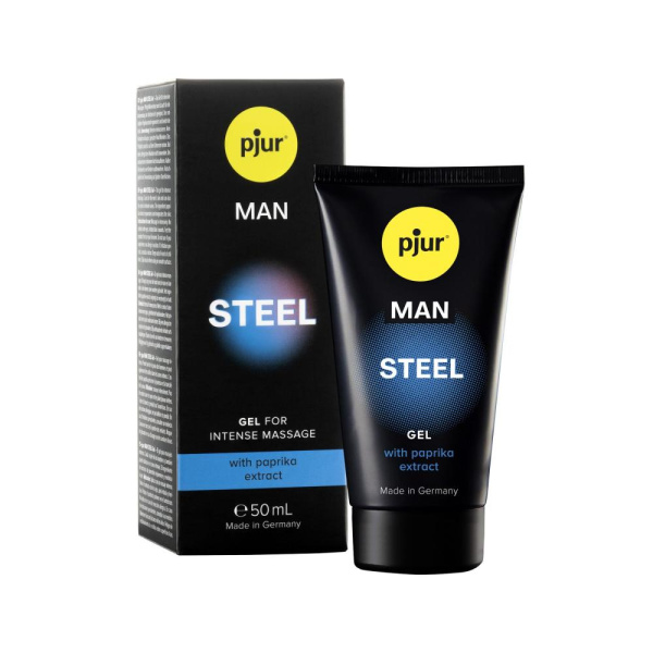 Гель для пениса стимулирующий pjur MAN Steel Gel 50 ml с экстрактом паприки и ментолом