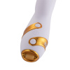 Вибратор-кролик с флоггером LOCKINK SEVANDA Whip Vibrating Massage Wand - White & Golden || Вібратор-кролик з флогером LOCKINK SEVANDA Whip Vibrating Massage Wand - White & Golden