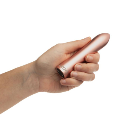 Мощная вибропуля DOXY ROSE GOLD в металлическом кейсе, ультрагладкая, 7 режимов || Потужна віброкуля DOXY ROSE GOLD у металевому кейсі, ультрагладенька, 7 режимів