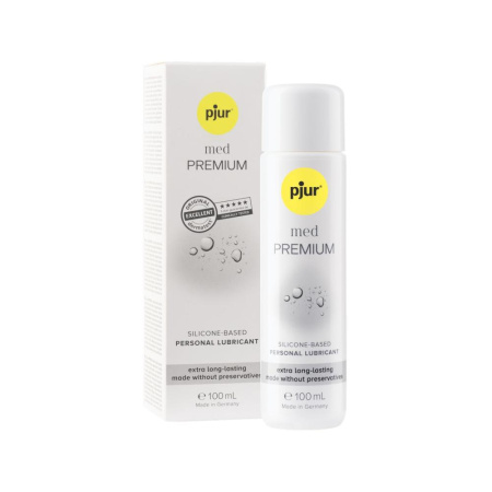 Силиконовая смазка pjur MED Premium glide 100 мл для чувствительной кожи, прошла клинический тест || Силіконова змазка pjur MED Premium glide 100 мл для чутливої шкіри, пройшла клінічний тест