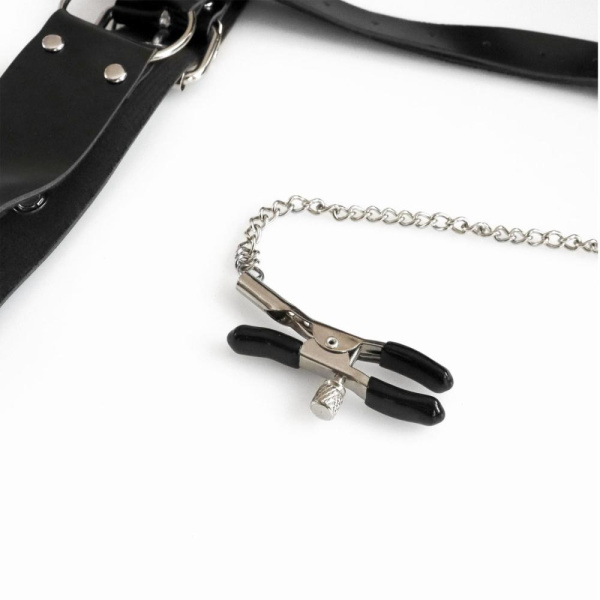 Бондажный набор с металлическим анальным крюком Art of Sex Beatrice Bondage set with anal hook № 4