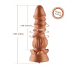 Силиконовый дилдо Hismith Spiral Grain Silicone Dildo Monster Series || Силіконовий дилдо Hismith Spiral Grain Silicone Dildo Monster Series