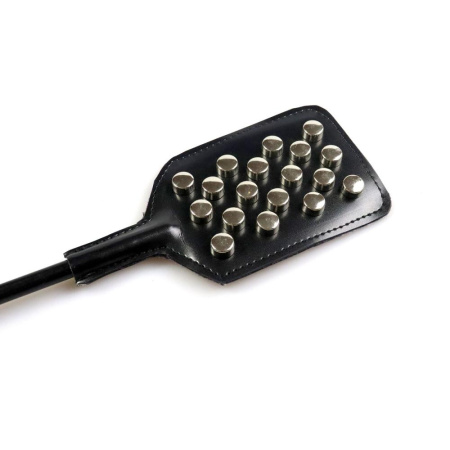 Стек с металлическими винтами Art of Sex - Biotrix, экокожа, цвет черный || Стек з металевими гвинтами Art of Sex - Biotrix, екокожа, колір чорний