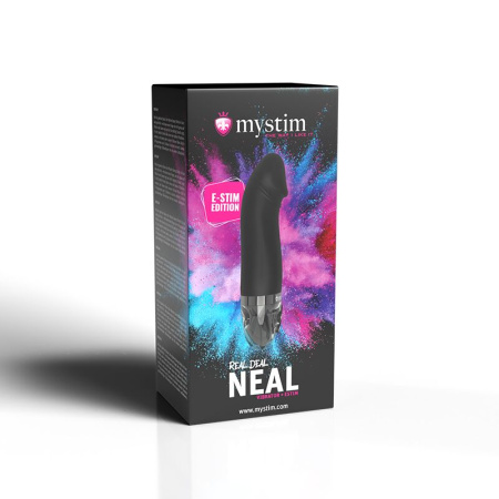 Вибратор с электростимуляцией Mystim Real Deal Neil Black Edition || Вібратор з електростимуляцією Mystim Real Deal Neil Black Edition