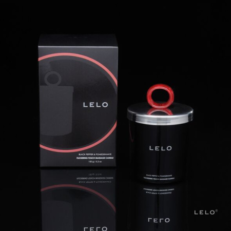Массажная свеча LELO Massage Candle Black Pepper & Pomegranate, соевый воск, 36 часов горения || Масажна свічка LELO Massage Candle Black Pepper & Pomegranate, соєвий віск, 36 годин горіння