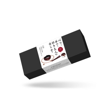 Кожаный ошейник с поводком Liebe Seele Wine Red Curved Collar, замок-сердечко || Шкіряний нашийник з повідцем Liebe Seele Wine Red Curved Collar, замок-сердечко